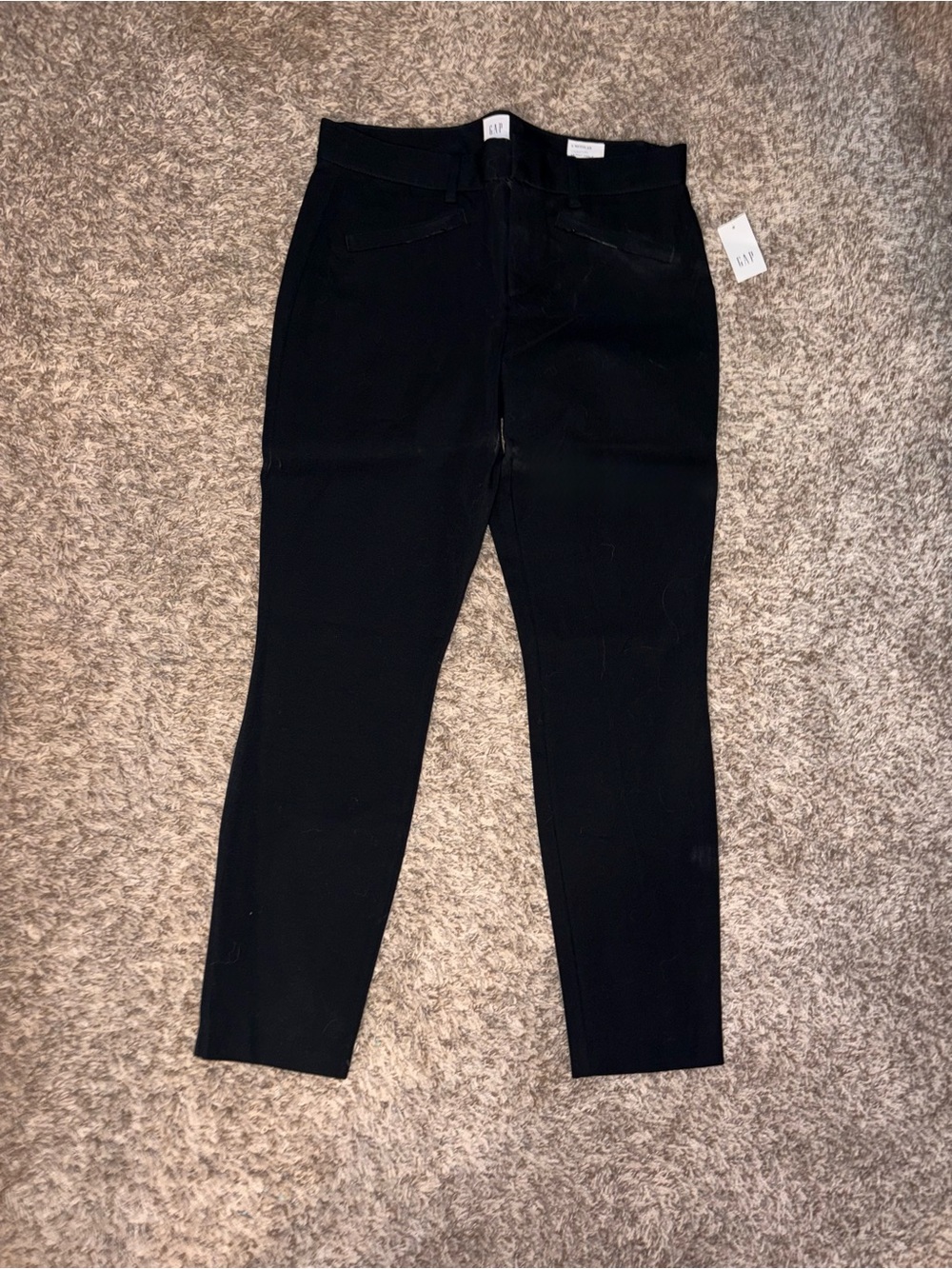 Black High-Waist Women's slacks- GAP